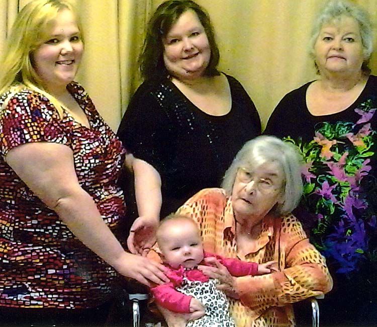 FIVE GENERATIONS OF MARIES